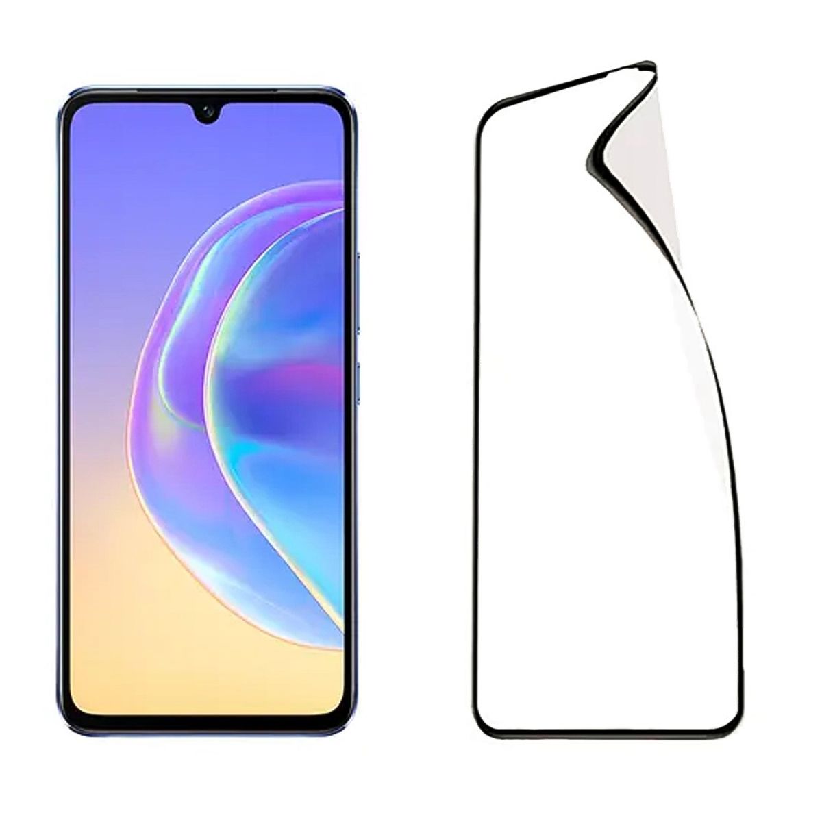 GENERICO - Lamina Para Vivo V21 Hidrogel Mica Completa Pack X 3