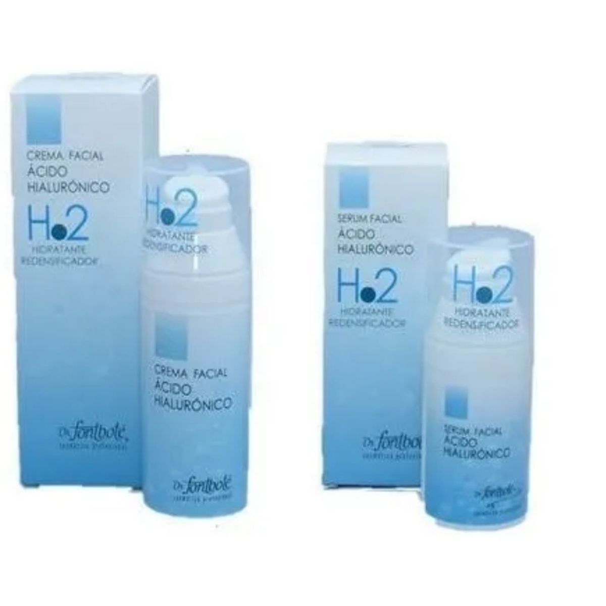 DR FONTBOTE - Pack Crema  Serum facial Acido Hialuronico.-