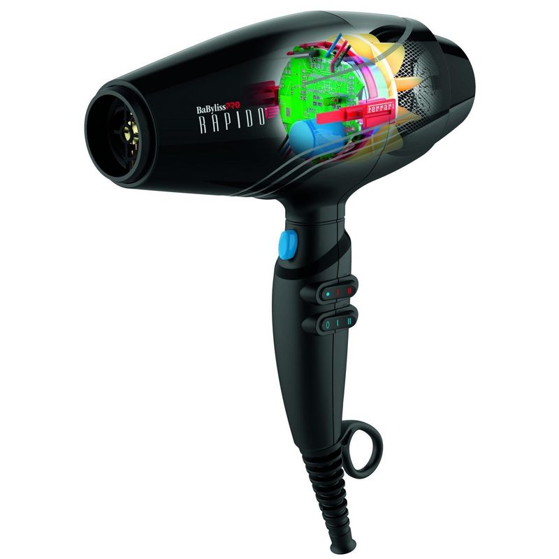 BABYLISS PRO - Secador BabylissPro Rapido BABF7000 negro 220V
