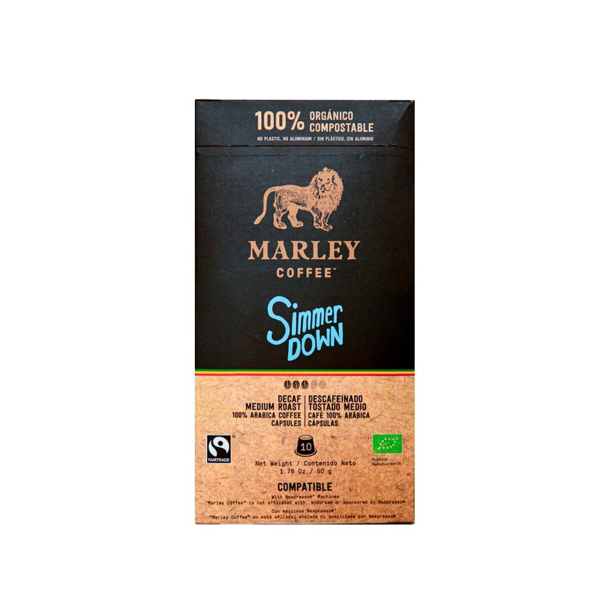 MARLEY COFFEE - Cápsula Simmer Down · Nespresso®️ compatible