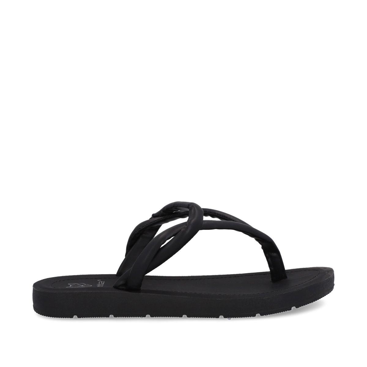 GOTTA - Sandalia Mujer Plana Negra 13254