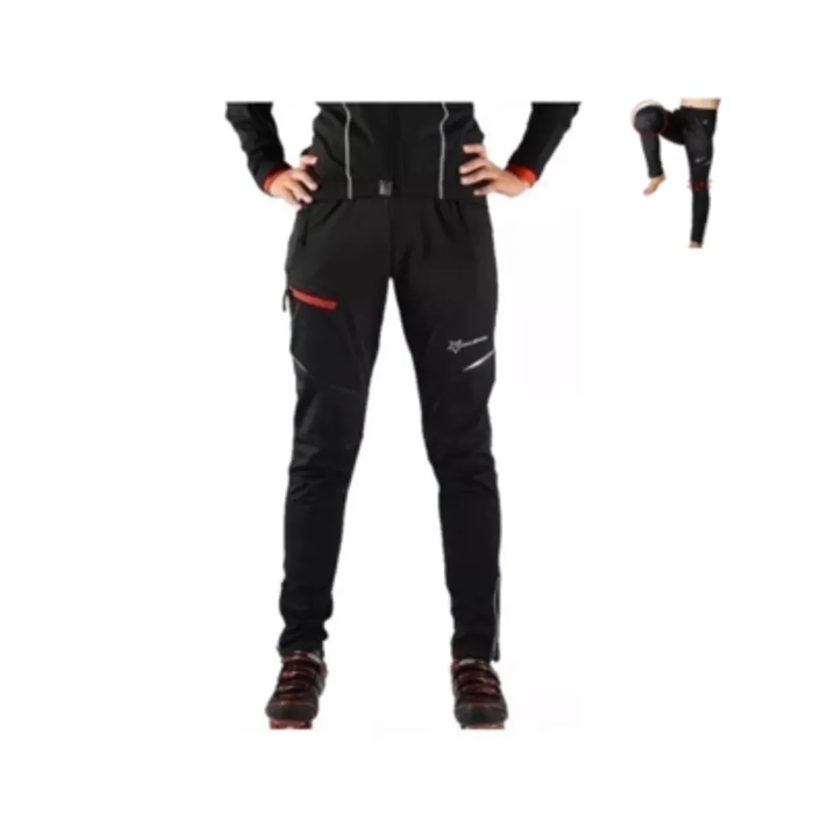 ROCKBROS - Pantalón Deportivo Invierno Respirable Windbraker Rockbros