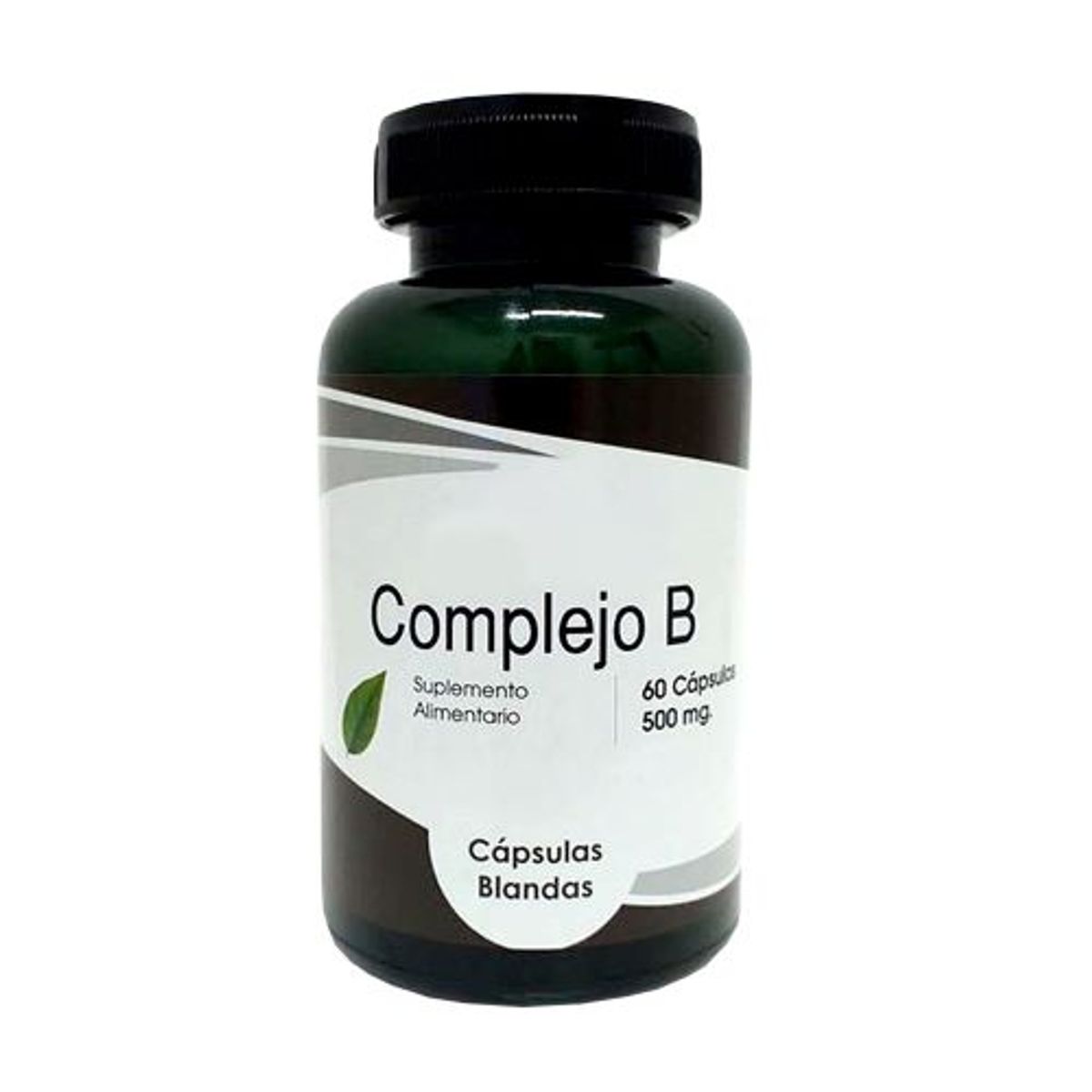 GENERICO - Complejo B, 60 capsulas de 500mg, Multivitaminico