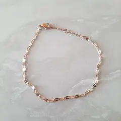 GENERICO - Pulsera Mujer Acero Quirúrgico Candado Rosa Gold