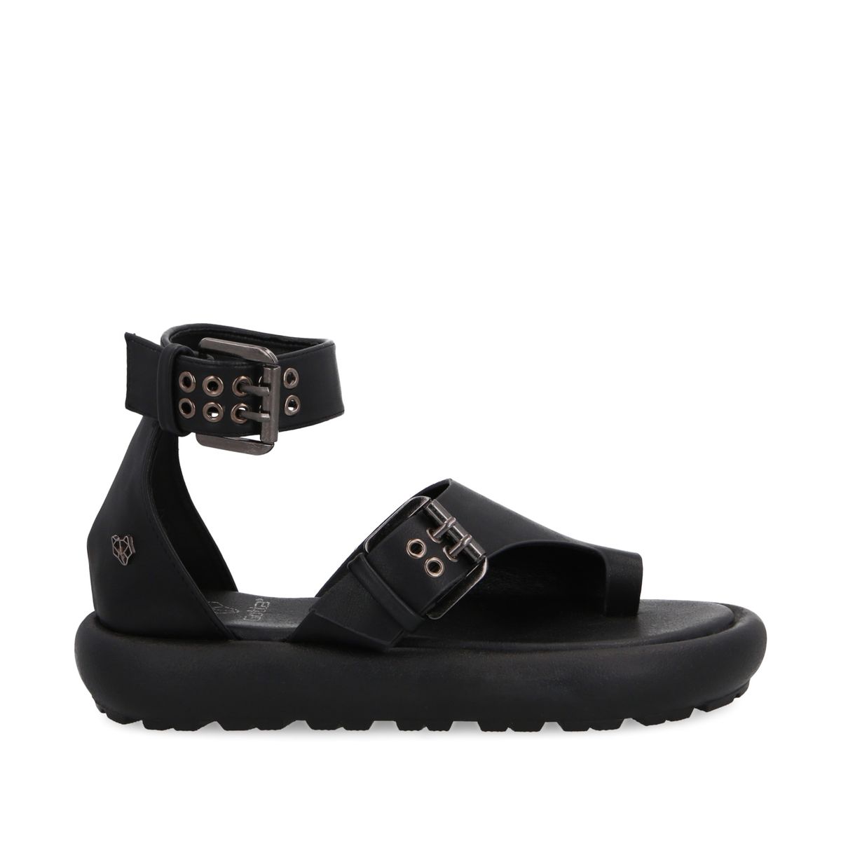 GOTTA - Sandalia Mujer Plana Negra 33722