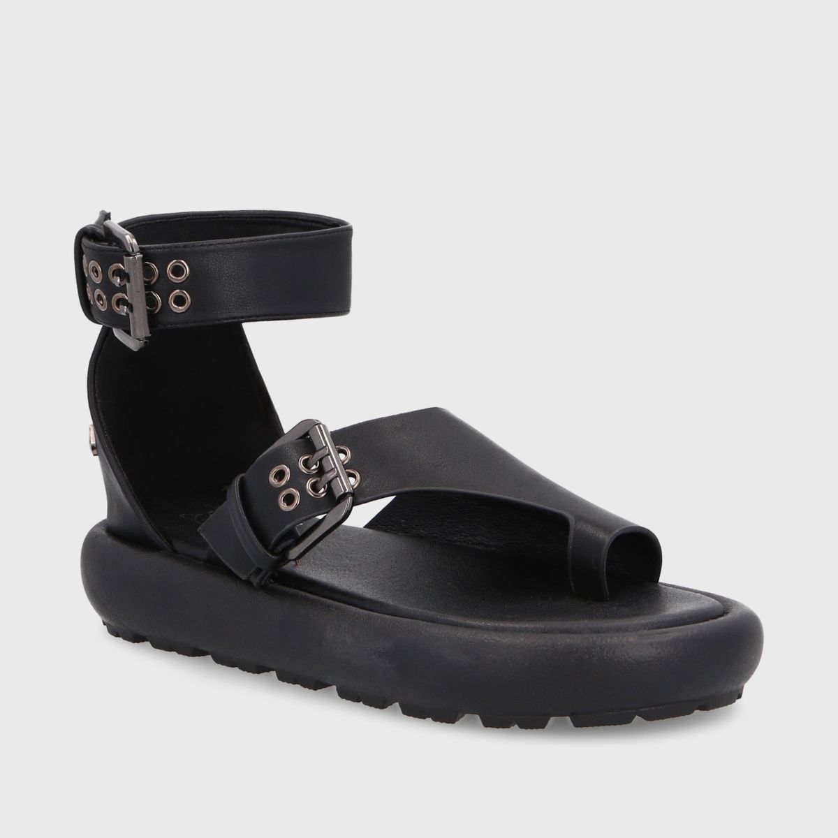 GOTTA - Sandalia Mujer Plana Negra 33722