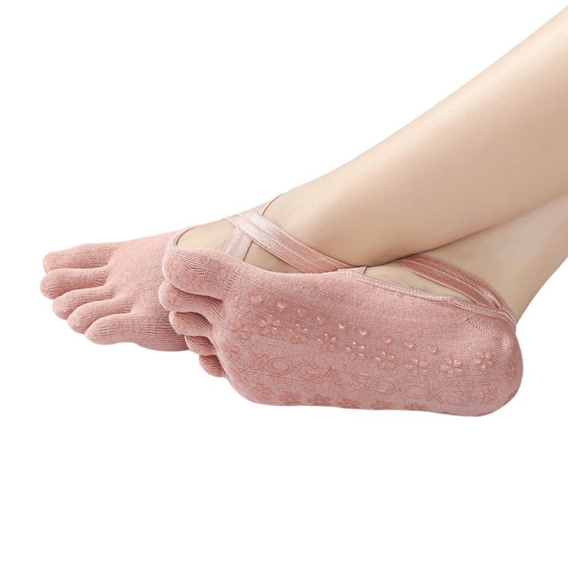 CRUSEC - Calcetines Antideslizantes Para Yoga Y Pilates Talla Única.
