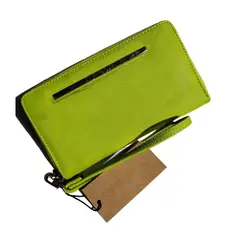STEVE MADDEN - Billetera grande verde limon