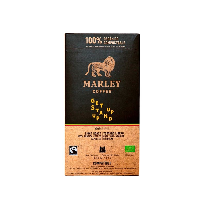 MARLEY COFFEE - Cápsula Get Up Stand Up · Nespresso®️ compatible