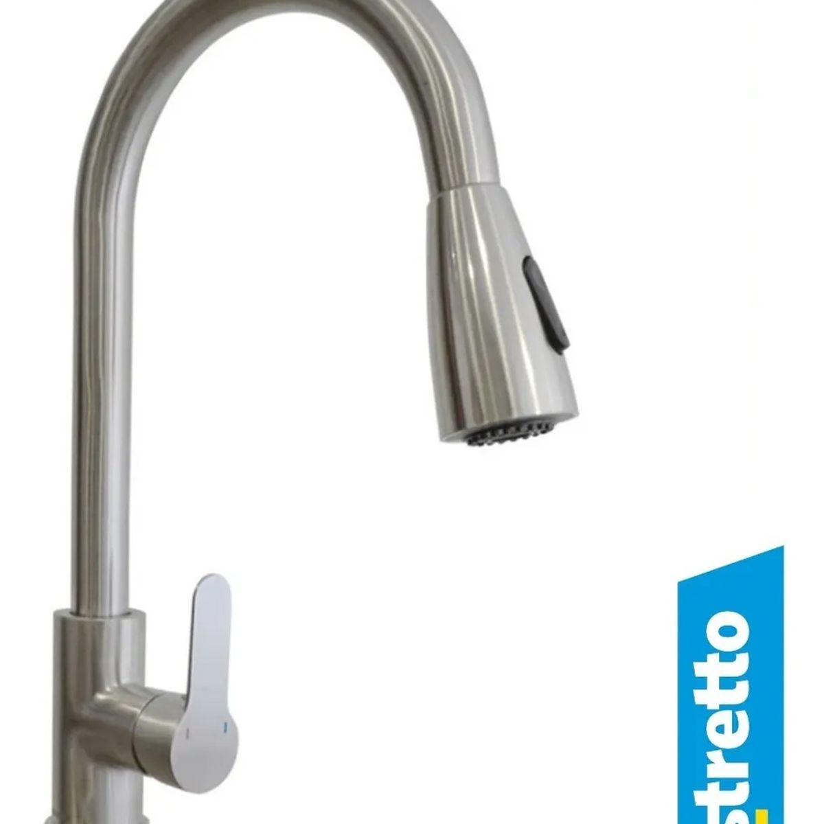 STRETTO - Monomando Lavaplatos Llave Extraíble Modelo Veletri Marca Stretto