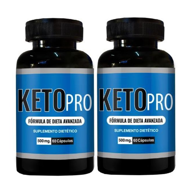 GENERICO - Keto Pro, OFERTA 2 Frascos 120 capsulas total, 500 mg