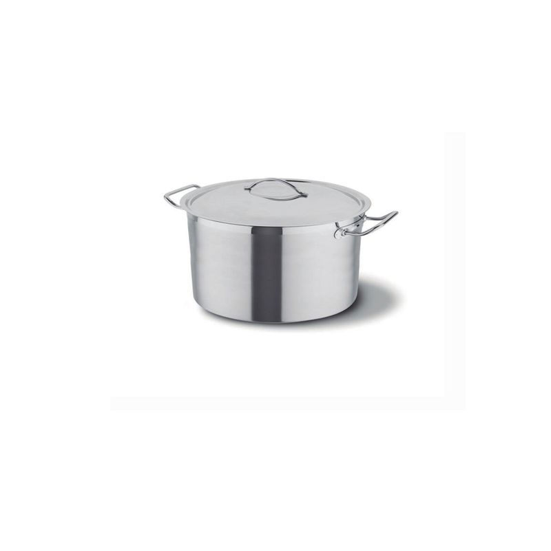 IMAHE - OLLA C/TAPA ACERO INOX FONDO DIFUSOR 17 lt IMAHE