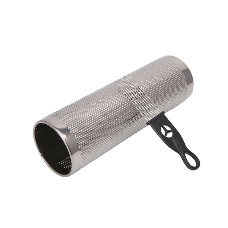 Guiro Metalico 12x5 Pulgadas Color Plata.
