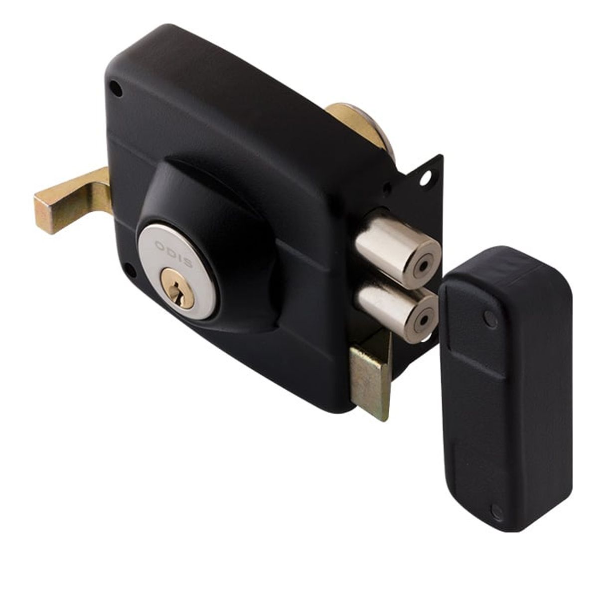 ODIS - Cerradura Sobreponer Odis 322 Puertas Madera Metálicas - Negro
