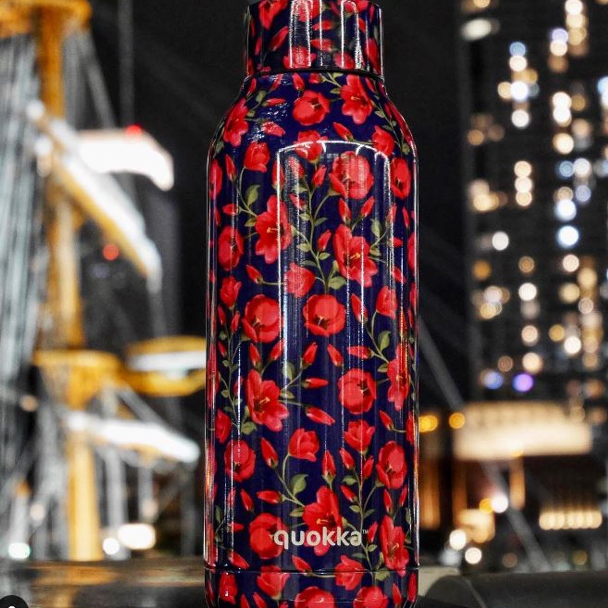 QUOKKA - QUOKKA THERMAL BOTTLE SOLID TINY TULIPS 510 ML