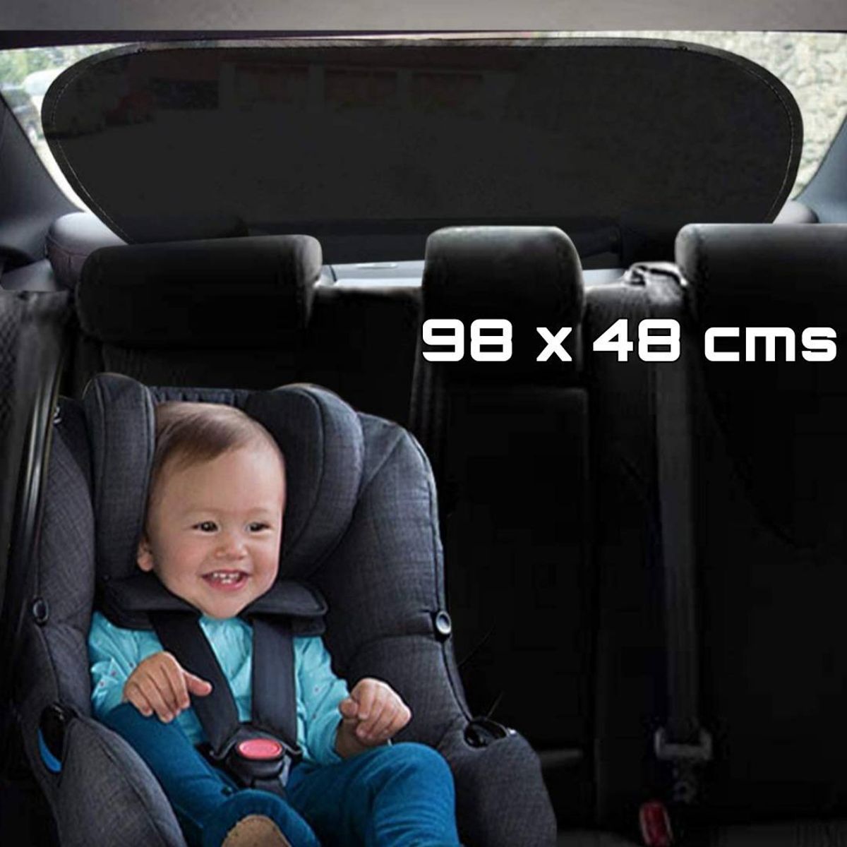 UNIVERSAL - PROTECTOR SOLAR TRASERO AUTO 98X48 CMS