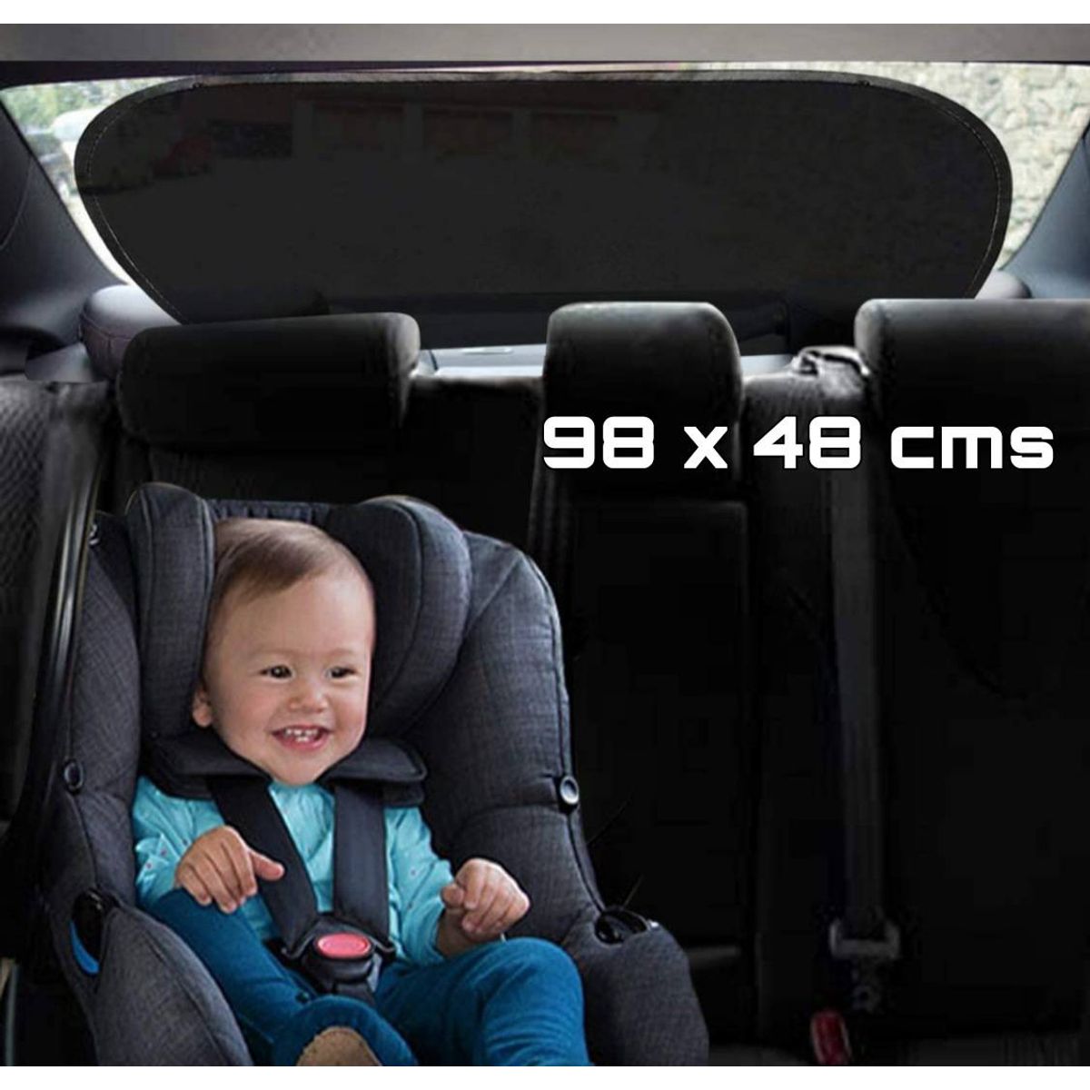 UNIVERSAL - PROTECTOR SOLAR TRASERO AUTO 98X48 CMS