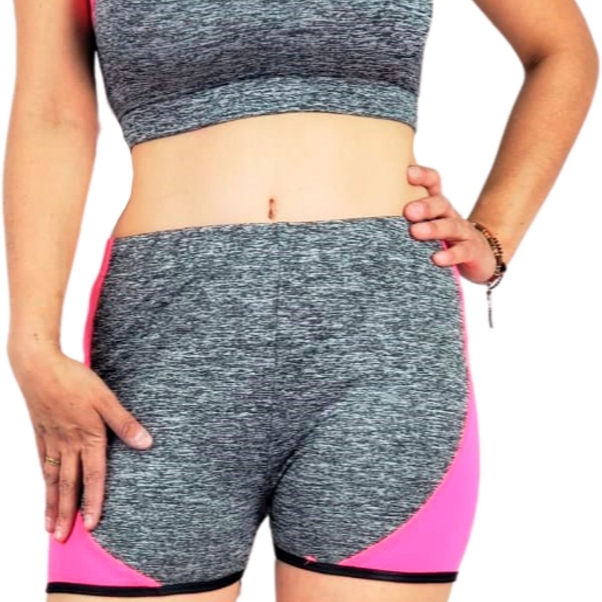 LOOK SHOP - Conjunto Deportivo Mujer Algodón. Short Y Peto. Running. 084