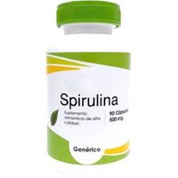Espirulina, 90 capsulas de 500 mg Spirulina