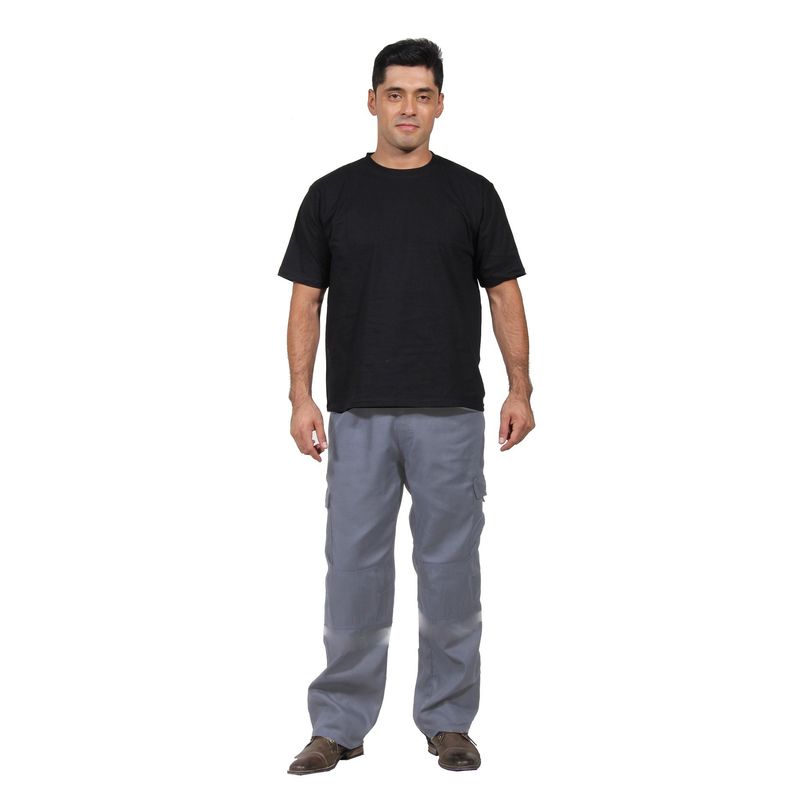 90 GRADOS - Pantalón Poplin Trabajo Cargo Gris