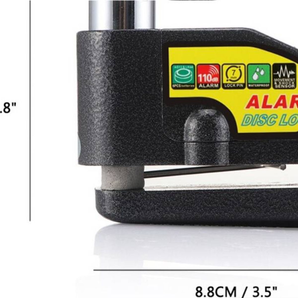 UNIVERSAL - CANDADO MOTO BICI CON ALARMA