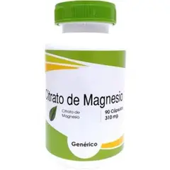 GENERICO - Citrato Magnesio, 90 capsulas en 310 mg