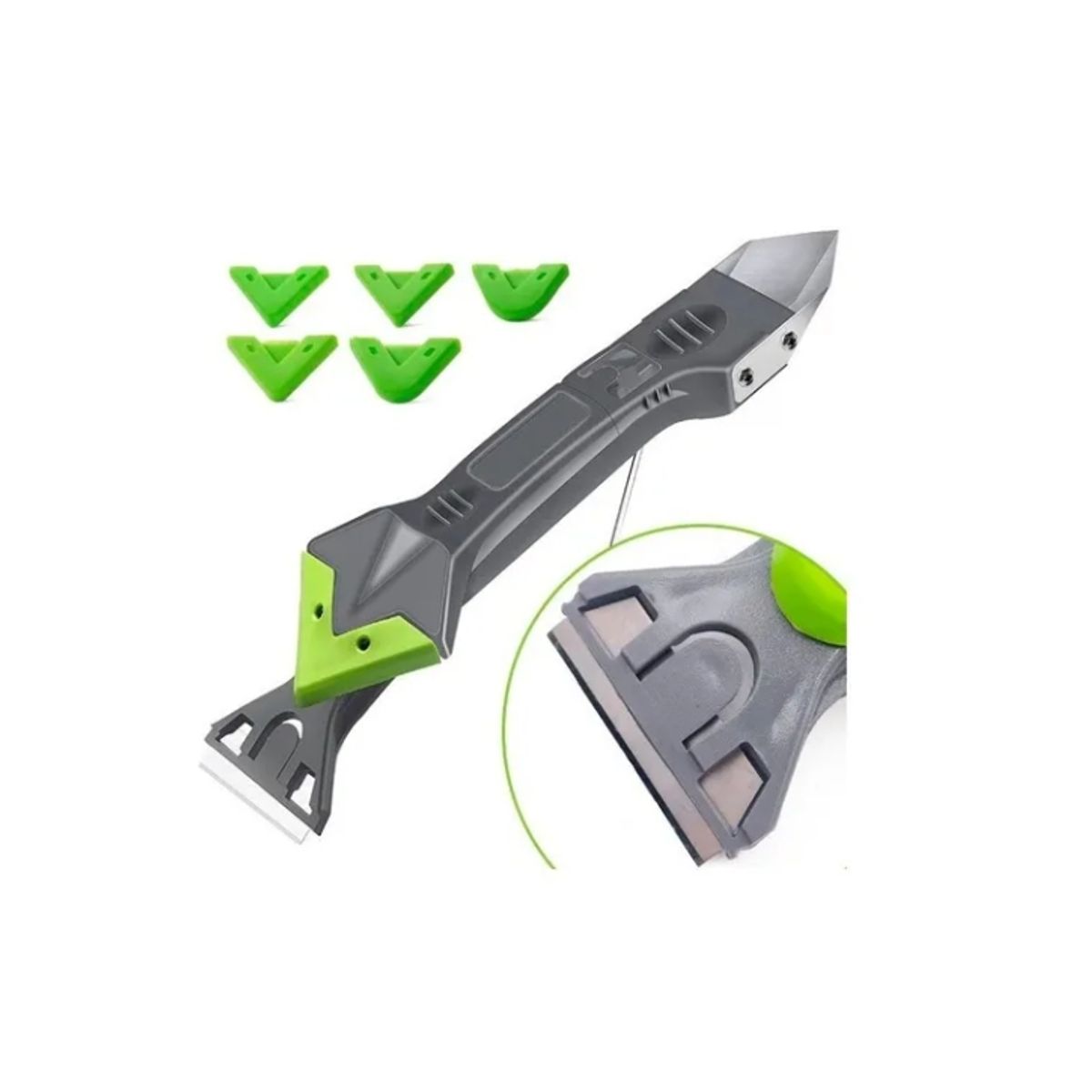 ESHOPANGIE - Sellador Raspador Silicona Removedor De Calafateo 5 En 1