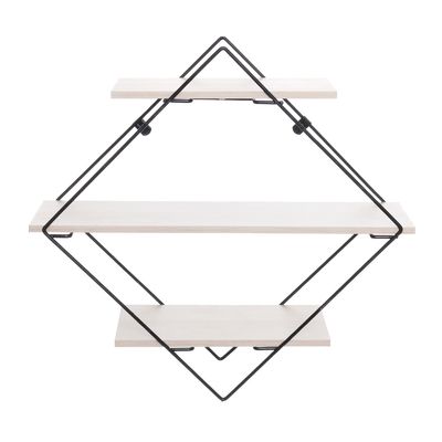 Imagen 2 del producto Repisas Moderna Diamante 46x46x16 cm Crema