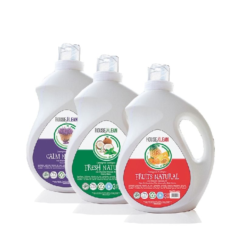 GENERICO - HouseKlean-Detergente de Ropa EcoTrio x3