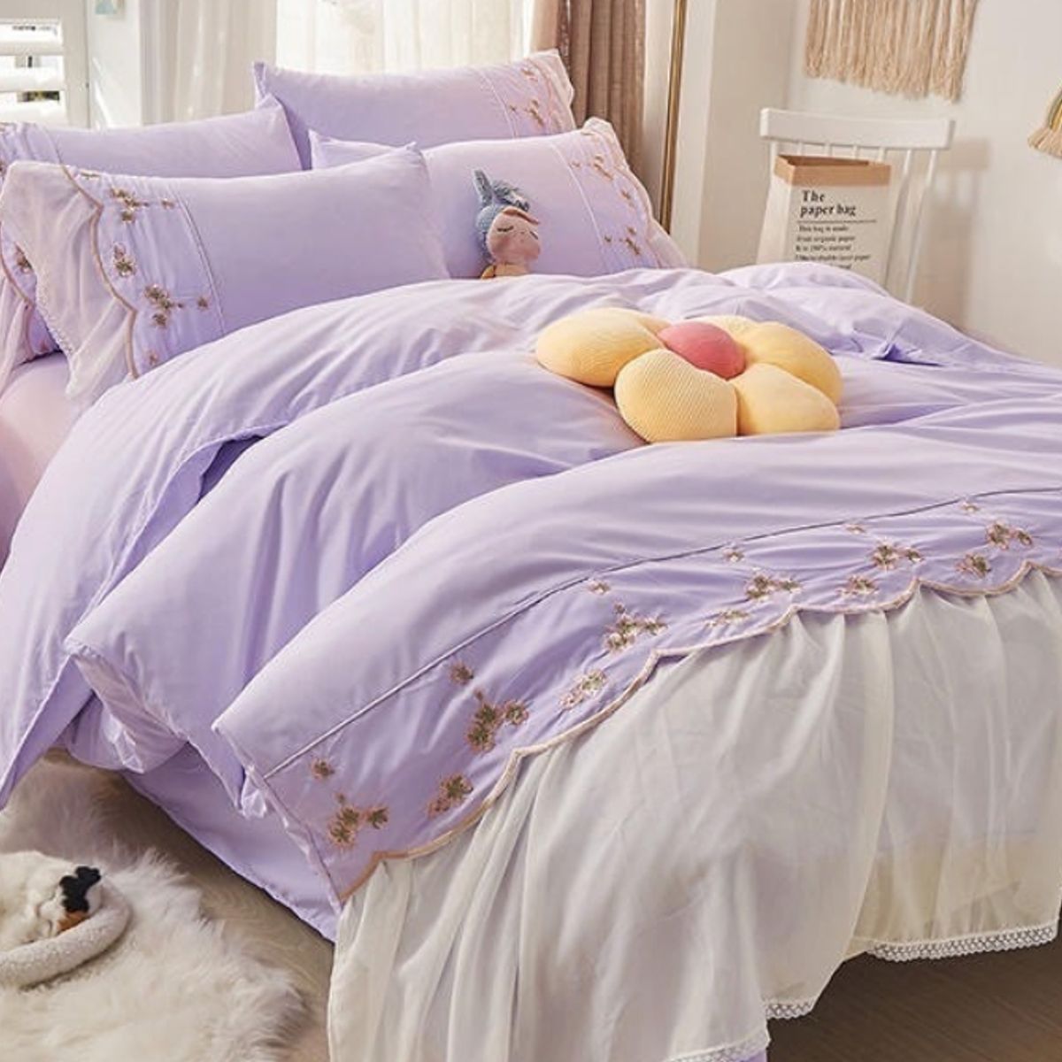 HOMER DESIGN - Set Ropa De Cama Sabanas +funda De Plumon 1.5 Plazas hm24