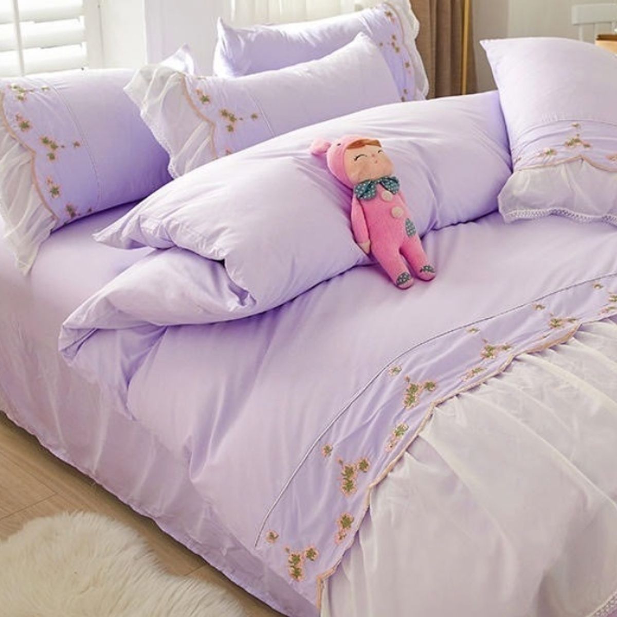 HOMER DESIGN - Set Ropa De Cama Sabanas +funda De Plumon 1.5 Plazas hm24