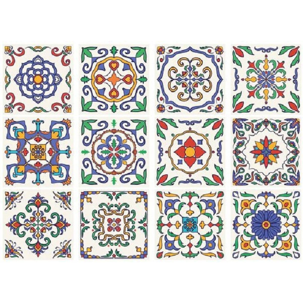 DEKOFIX - Azulejos autoadhesivos decorativos Napoles