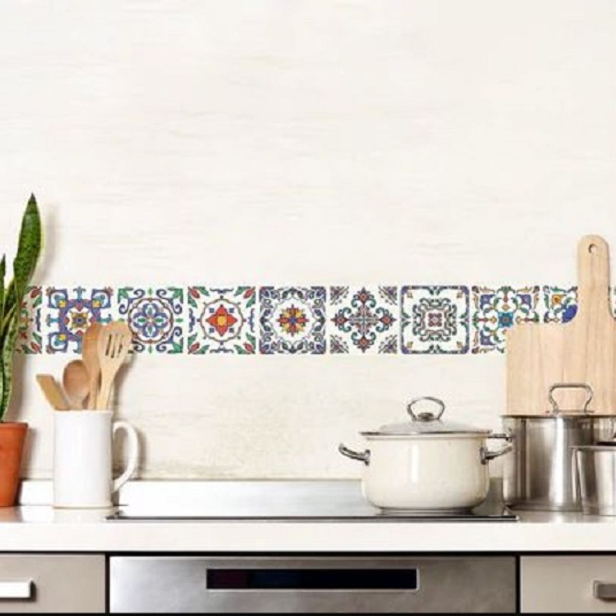 DEKOFIX - Azulejos autoadhesivos decorativos Napoles