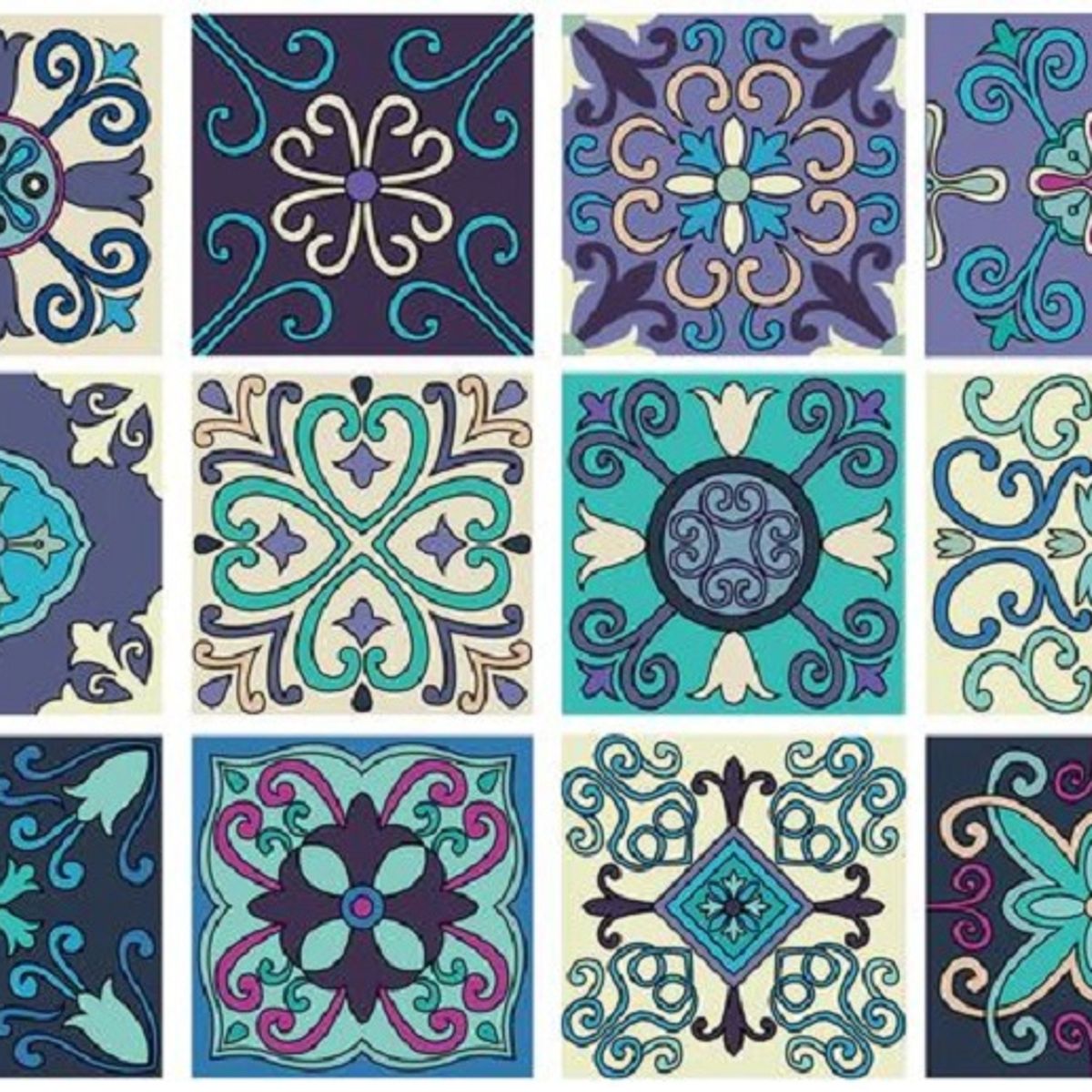 DEKOFIX - Azulejos autoadhesivos decorativos Baku