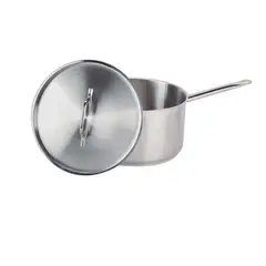 IMAHE - CAZO ALTO ACERO. INOX C/TAPA Y FONDO DIFUSOR 8 lts