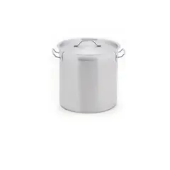IMAHE - FONDO CON TAPA ACERO INOX CAPAC. 21 lt