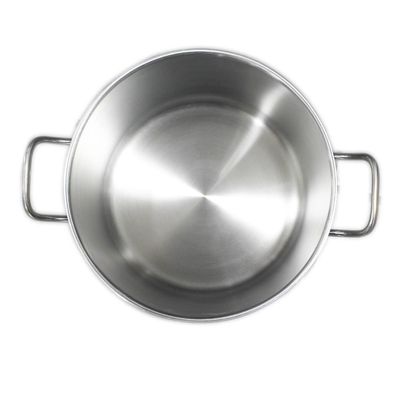 Imagen 2 del producto FONDO CON TAPA ACERO INOX FONDO DIFUSOR CAPAC. 25 lt
