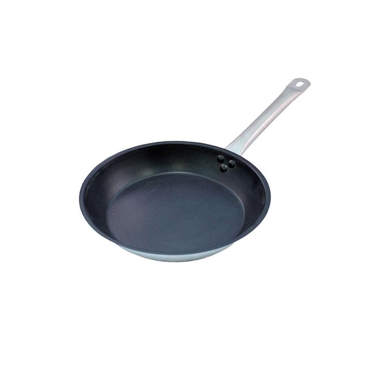 SARTEN CON ANTIAD. ACERO INOX 24 cm IMAHE.