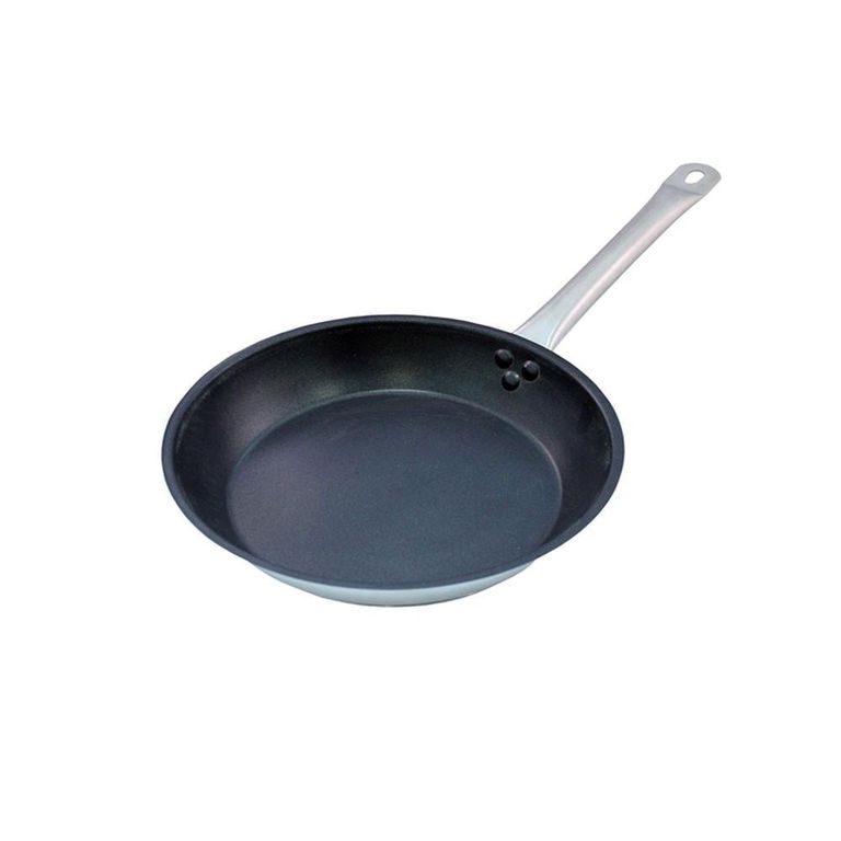 SARTEN CON ANTIAD. ACERO INOX 30 cm IMAHE.
