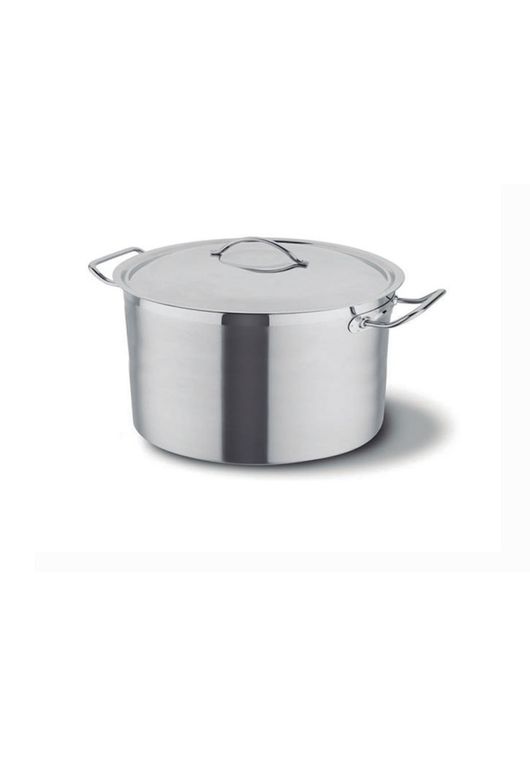 OLLA C/TAPA ACERO INOX FONDO DIFUSOR 44 lt IMAHE.