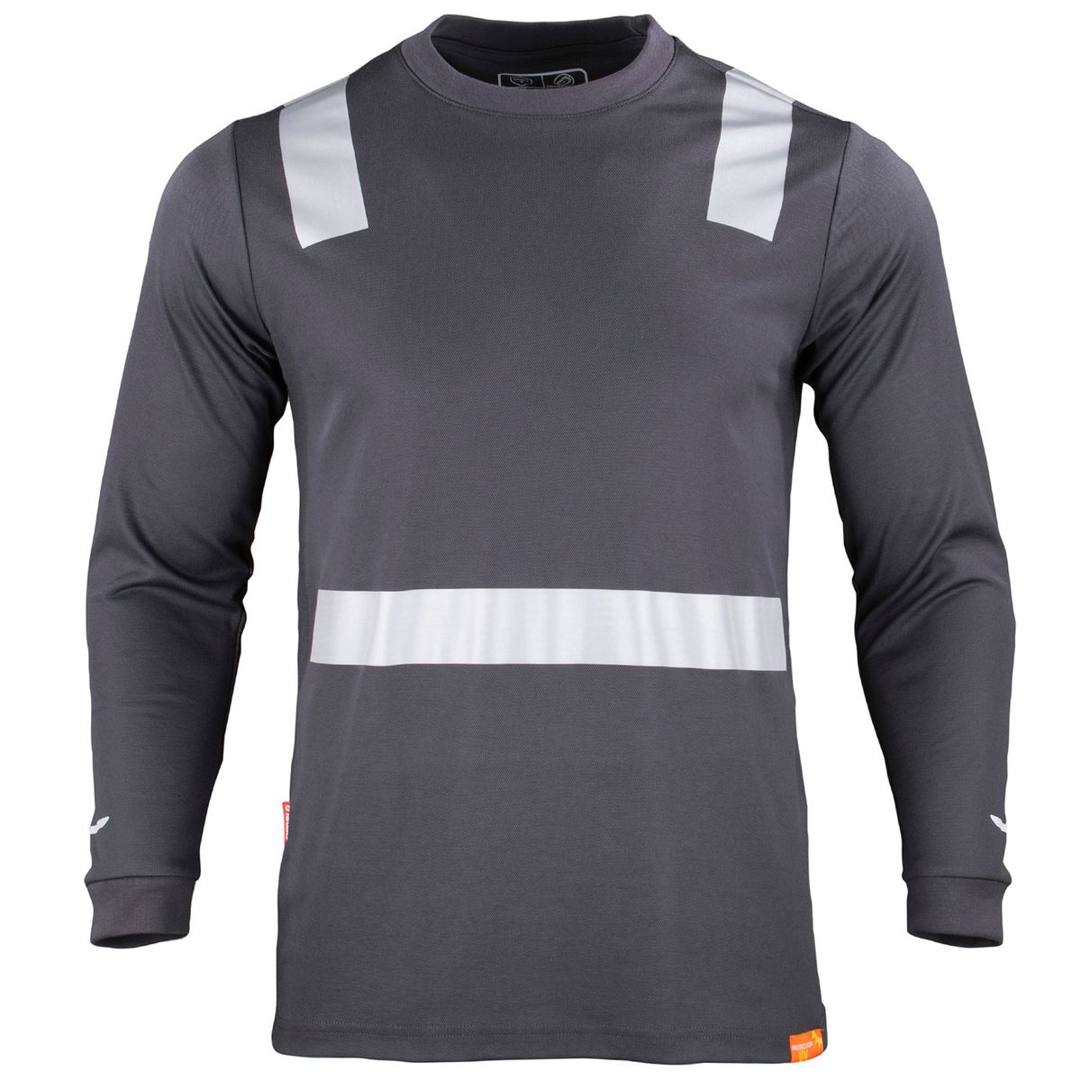 T-WORLD - POLERA HOMBRE MANGA LARGA HIBRIDA CINTA REFLECTIVA