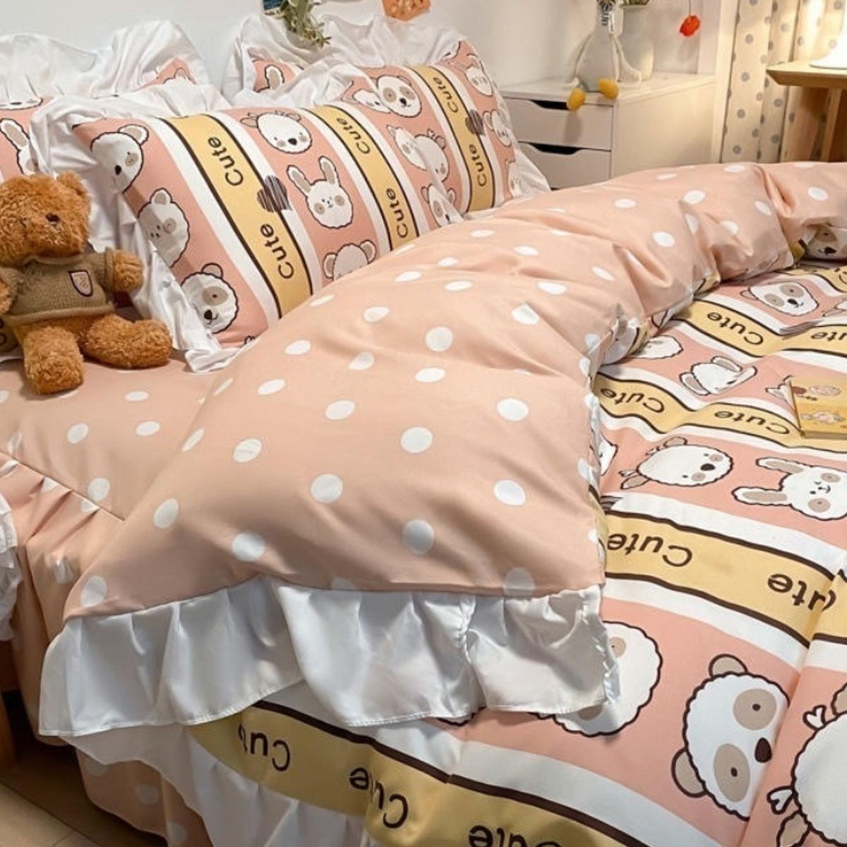 HOMER DESIGN - Set Ropa De Cama Sabanas +funda De Plumon 1.5 Plazas hm31