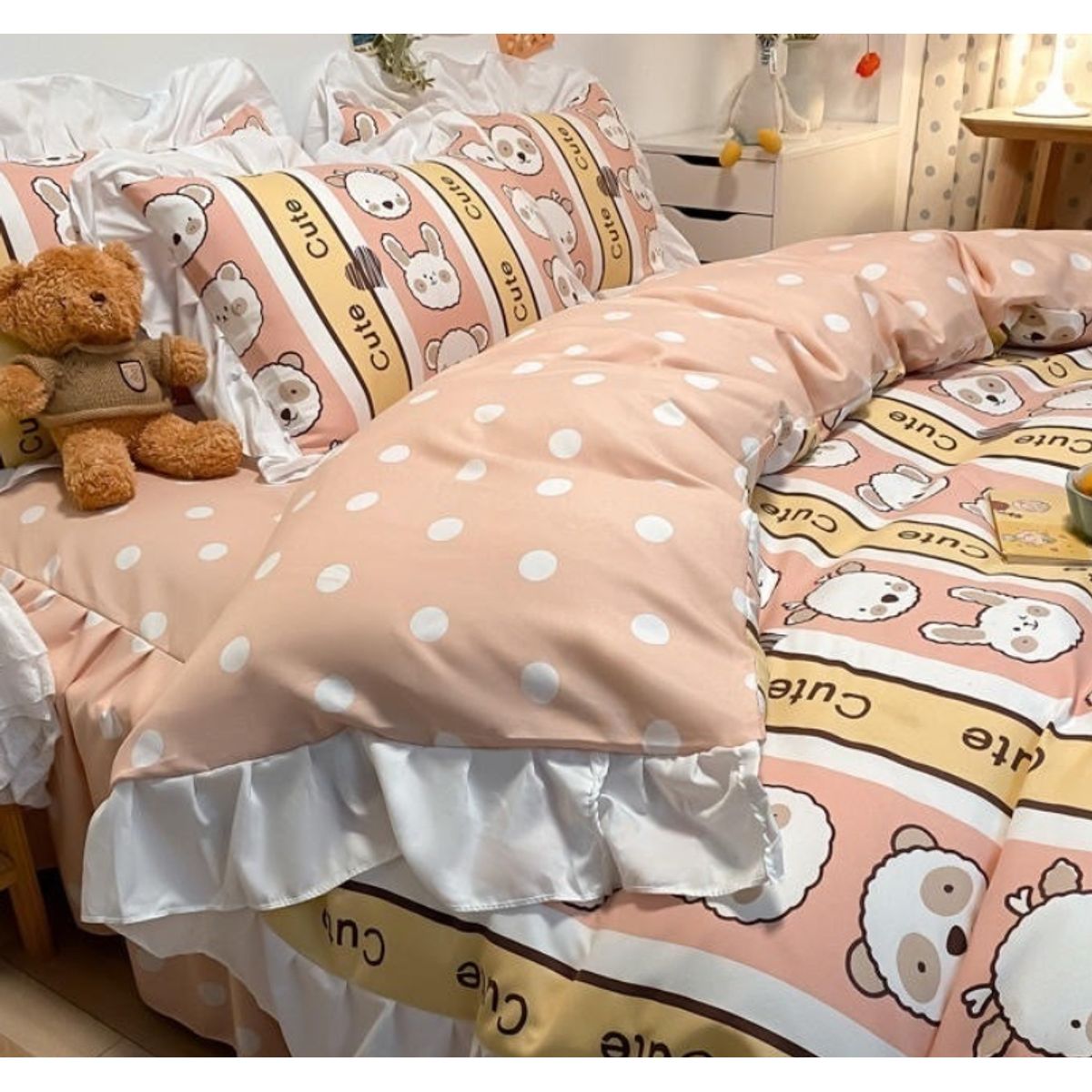 HOMER DESIGN - Set Ropa De Cama Sabanas +funda De Plumon 1.5 Plazas hm31