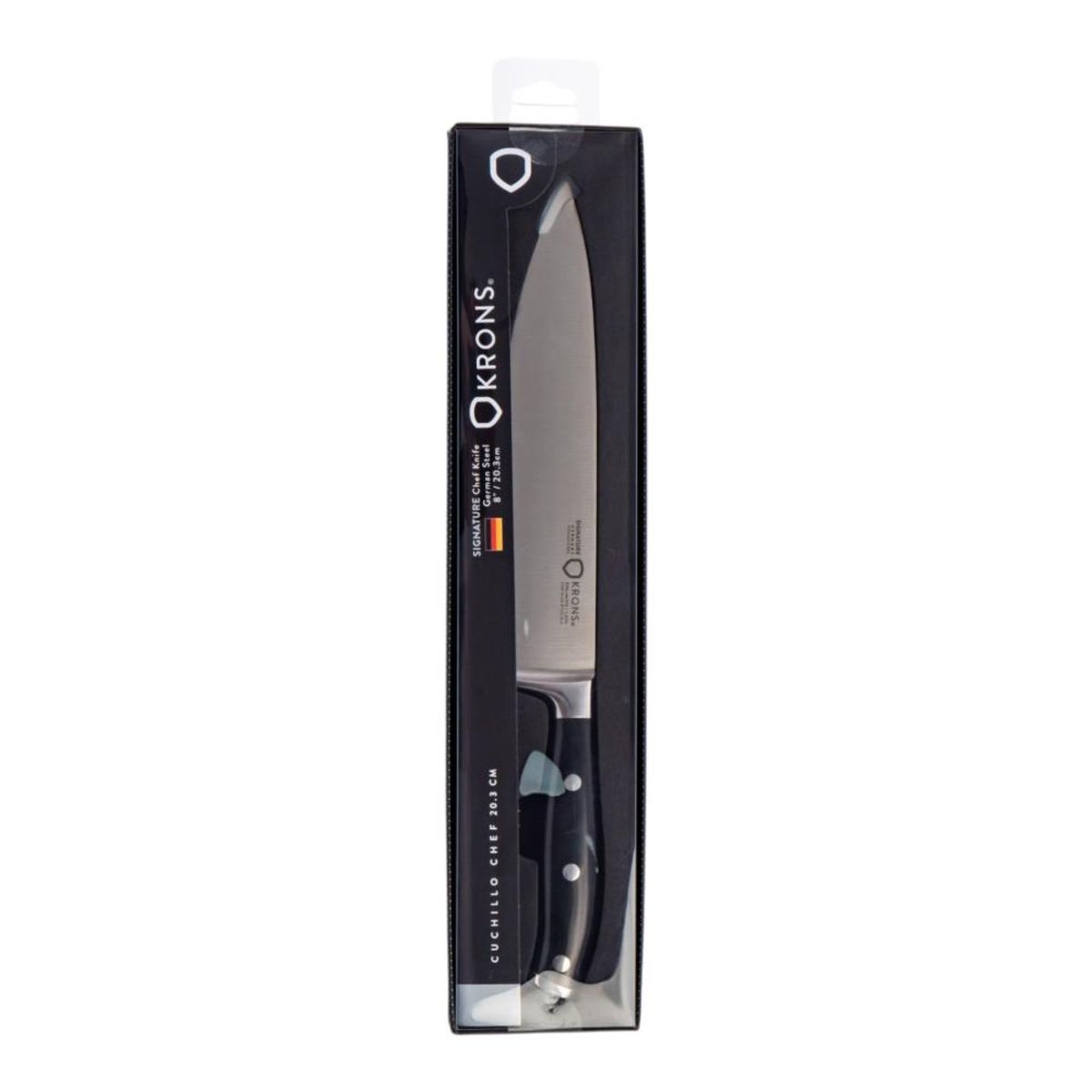 KRONS - Cuchillo Chef Acero Inoxidable 20Cm Signature Krons