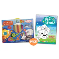 ARTEL - Pack Maleta Bajo el mar + Libro Pinta a tu Pinta