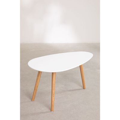 Imagen 2 del producto Mesa de Centro Elipse BLANCA