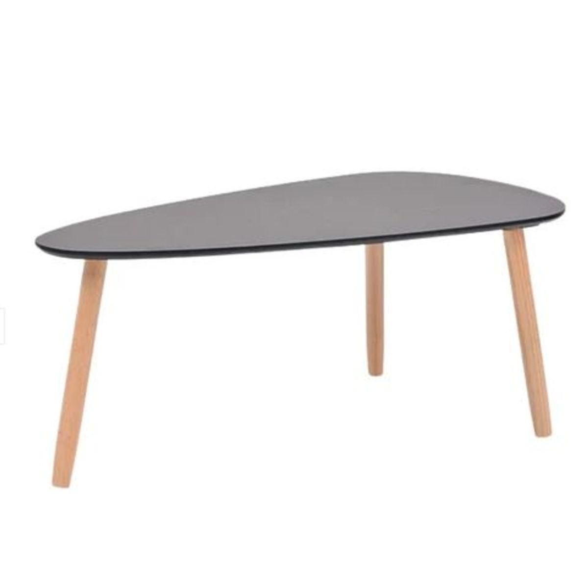 CORI CORI - Mesa de Centro Elipse NEGRO