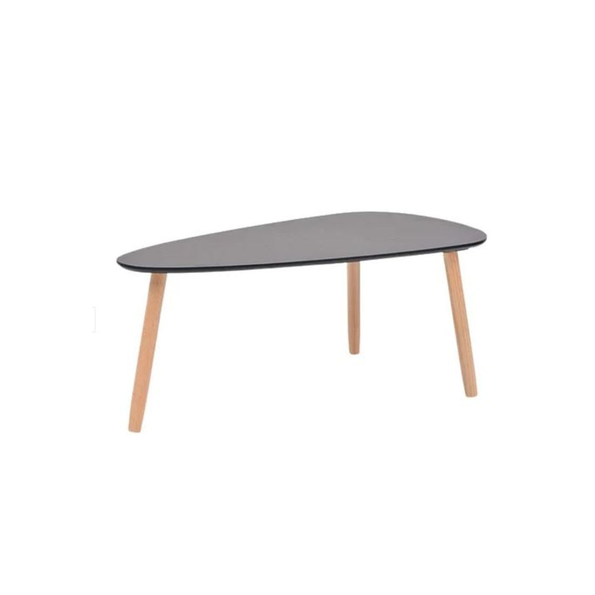 CORI CORI - Mesa de Centro Elipse NEGRO