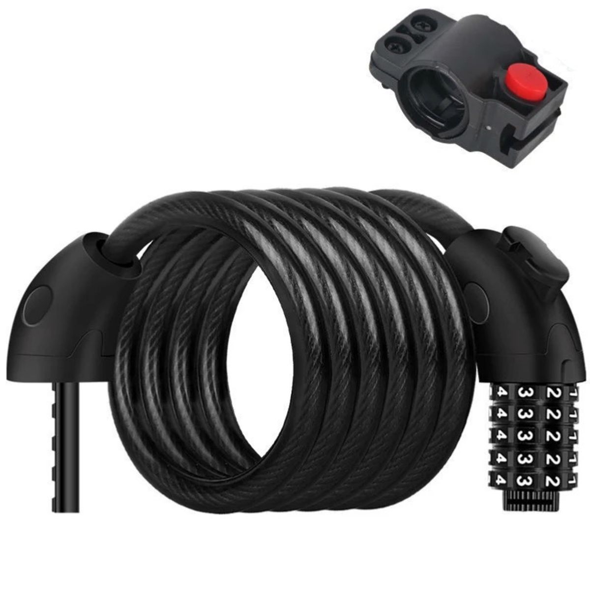 MERCADO CBF - Candado Para Bicicleta o de  Moto Con Clave Seguridad