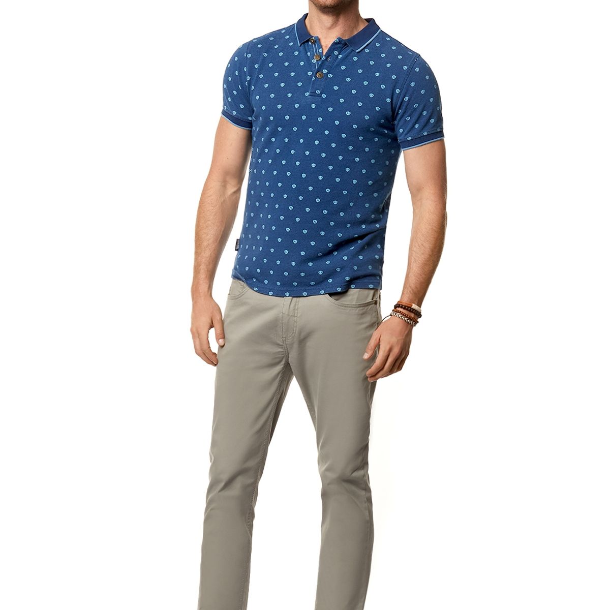 FEROUCH - Polera Polo New York Azul Ferouch